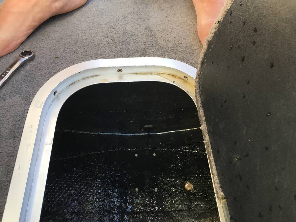 Ski locker to engine compartment water flow Maintenance, Tech Info